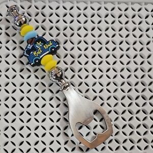 "Best Dad" Colorful Beaded Bottle Opener
